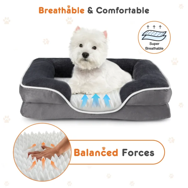 JHK Orthopedic Memory Foam Dog Bed