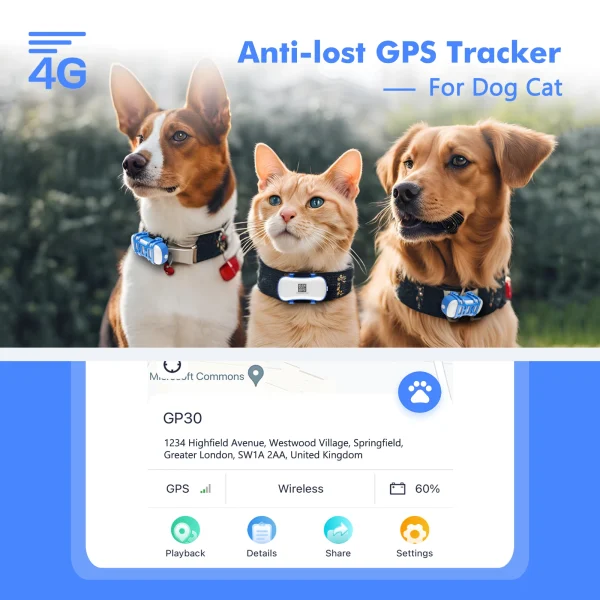 ‌4G GPS Tracker for Pets
