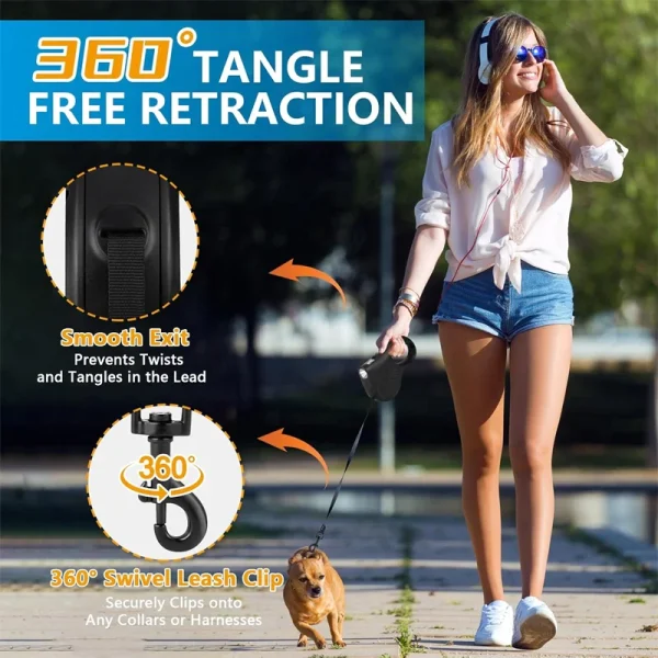 Automatic Retractable Pet Leash