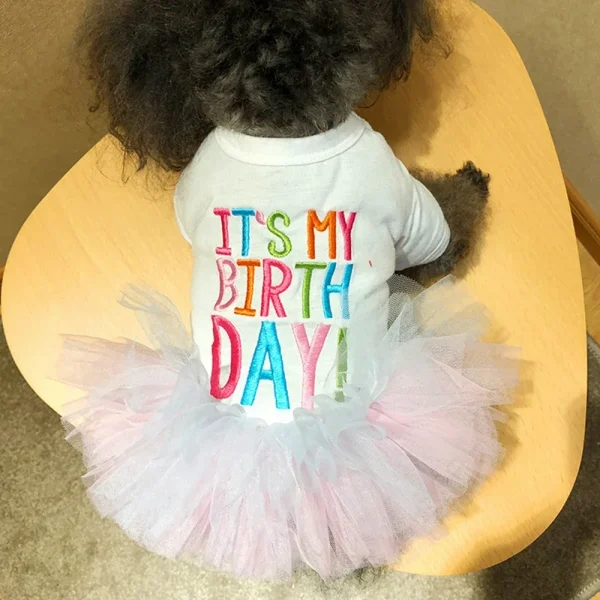 Princess Birthday Dog Dress