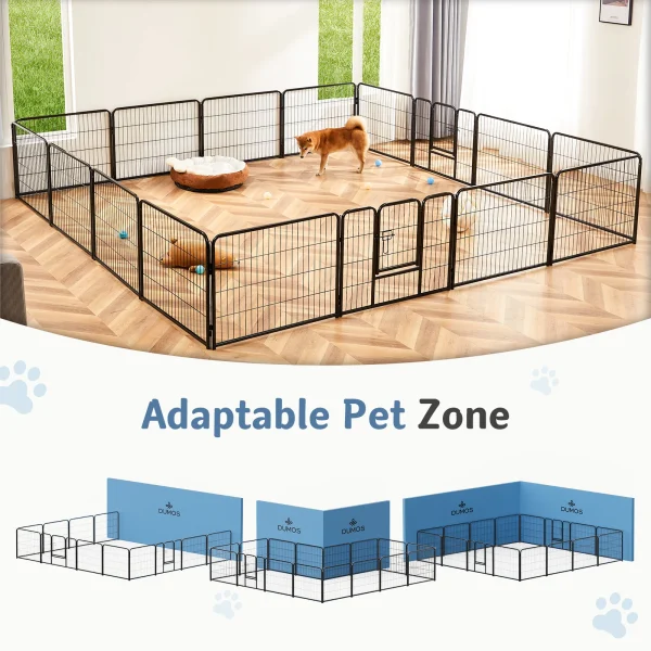 JHK 16 Panel Dog Playpen